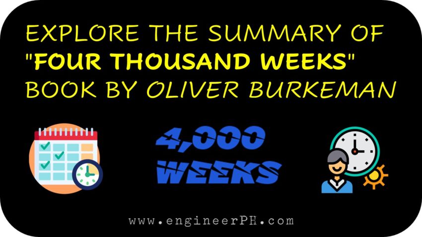 HOW TO HAVE HIGH-LEVEL PRODUCTIVITY AND CONSTANT SELF-OPTIMIZATION. EXPLORE THE SUMMARY OF "FOUR THOUSAND WEEKS" BOOK BY OLIVER BURKEMAN