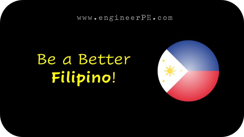 Be a better Filipino